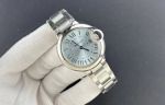 Cartier Ballon Bleu De 33mm Japan Automatic Movement Sapphire Glass Light Blue Dial Watch